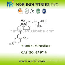 Reliable supplier Vitamin D3 Beadlet 100,000IU/g CAS#67-97-0